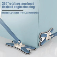 X Mop with Reusable Microfiber Pads